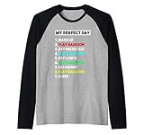 Mein perfekter Tag spielen Fagott Spieler lustig Fagott Raglan