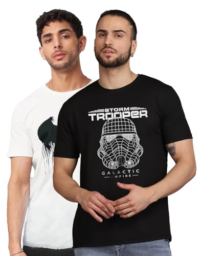 Image of INKKR Men's Solid Regular Fit T-Shirt
