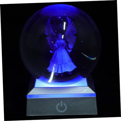 SEWOART Lámpara De Escritorio De Bola De Cristal Brillante con Luz Led De Noche Lámpara De Mesa para Dormitorio Decorativa para Escritorio Led