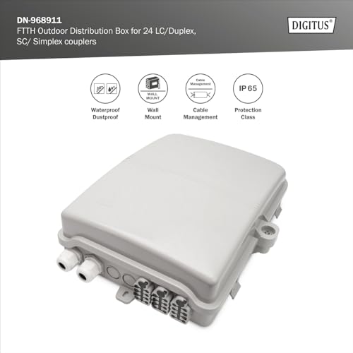 Assmann Electronic DN-968911 Sc 1 Pezzo, Colore Grigio Adattatore Di Fibra Ottica - 2