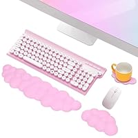 Ensemble Ergonomique 3 Pièces Repose-poignets Clavier Et Souris - Mousse Mémoire Antidérapante Noir