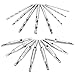 QWORK Self Centering Drill Bit Set, 17 Pcs 1/4