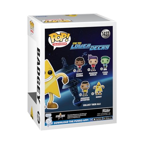 Funko Pop! TV: Star Trek LD, Badgey, Collectable Vinyl Figure, Gift Idea, Official Merchandise, Toys for Kids & Adults - Image 3
