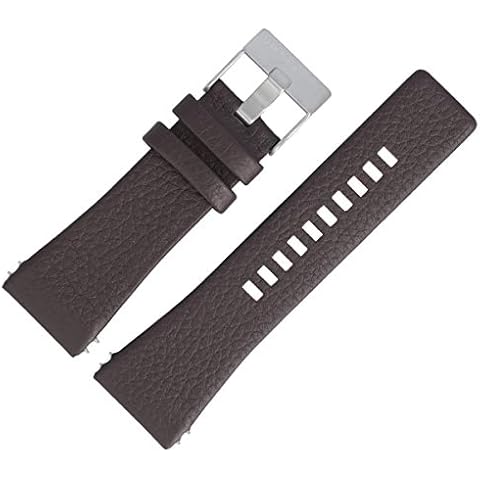 Diesel Uhrenarmband 30mm Leder Braun Cover