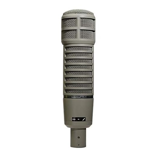 Electro-Voice RE20 Broadcast Announcer Microphone with Variable-D