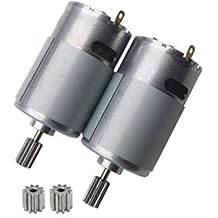 weelye 2 Pcs Universal 550 15000RPM Electric Motor RS550 12V Motor Accessories for Kids Electric Cars Children Ride On Toys Replacement Parts