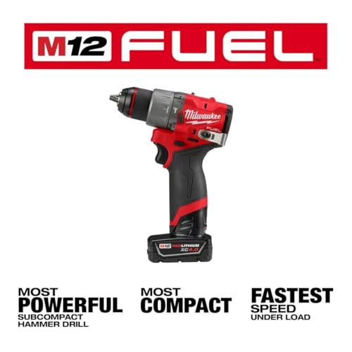 Milwaukee Electric - M12 Fuel. 1/2 Hammer Drill-Driver KIT - image 2