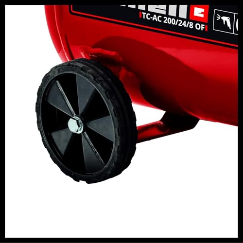 Einhell TC-AC 200/24/8 OF Air Compressor - 24L, 1200W, 240V, 8 Bar, 116 PSI, Oil-Free Service-Free Motor, Pressure Reducer, Safety Valve - Air Compressor For Workshops With 3 Year Warranty 5 Einhell TC-AC 200/24/8 OF Air Compressor - 24L, 1200W, 240V, 8 Bar, 116 PSI, Oil-Free Service-Free Motor, Pressure Reducer, Safety Valve - Air Compressor For Workshops With 3 Year Warranty - Image 5