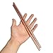 Copper Round Rod, VERNUOS 2pcs 9.5mm / 3/8 inch Copper Round Rods Lathe Bar Stock,305mm(12in) in Length