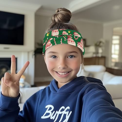 Children's 4 Pieces Athletic Headbands for Sports Wicking Elastic Headscarf Breathable Sweatbands Boy Girl Toddlers4