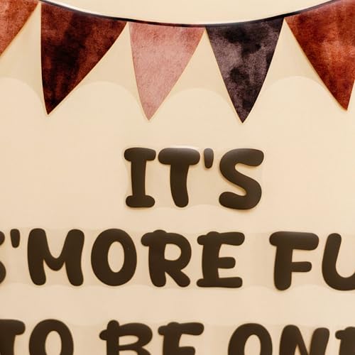 Calcomanía de pared temática camping S'More Fun One miniatura 6
