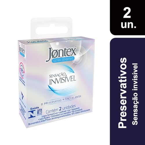 Preservativo Camisinha Jontex Sensação Invisível - 2 unidades, Jontex