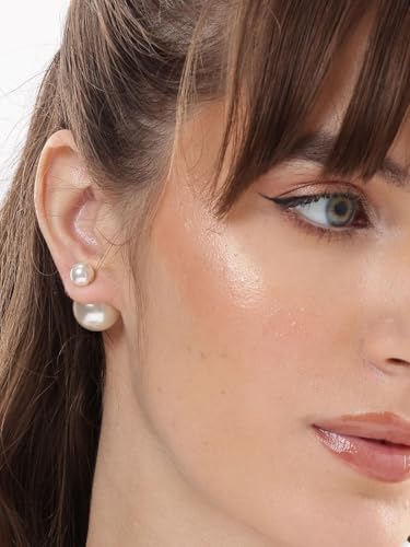 Image of Mansiyaorange Chunky Earrings Tops Stud For Women & Girls