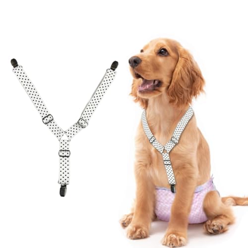 KEMUZ hundewindeln Clip hundewindel Pet Soft Hundewindel-Hosenträger,Hunde-Hosenträger, Hunde-Windelgeschirr, Hosenträger für Windeln, Damen, Welpen-Hosenträger, Bauchbänder, Haustier-Kleidung (B)
