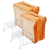 2 Stück Toastständer Brötchenaufsatz Für Toaster Back Und Konditoreiwerkzeuge Airfryer zubehör Brötchen Aufbacken Camping