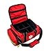 Lightning X EMT Medic Large First Responder EMS Trauma Jump Bag w/Dividers (Red)