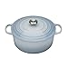 Produktbild Le Creuset Signature Gusseisen-Bräter mit Deckel, Ø 20 cm, Rund, Für alle Herdarten und Induktion geeignet, Volumen: 2,4 l, Meeresblau