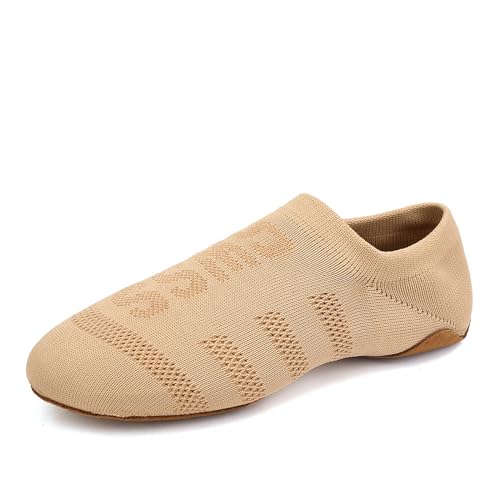 Slip-on Jazz Shoes for Women Dancing Trainning Indoor Slippers