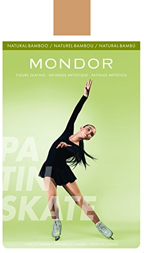 3302 Caramel Bamboo Over The Boot Figure Skating Tights2