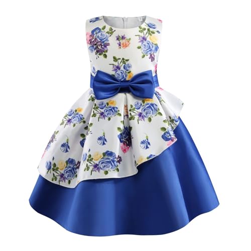 Vestido de baile para niñas, estampado floral, vestido de princesa, desfile, fiesta de cumpleaños, boda, dama de honor, 3-10 años, style3, 8-9 años