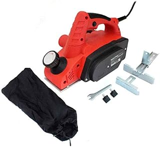 Voche® 900W Electric Power Plane Wood Planer with Parallel & Rebate Guides and Dust Bag