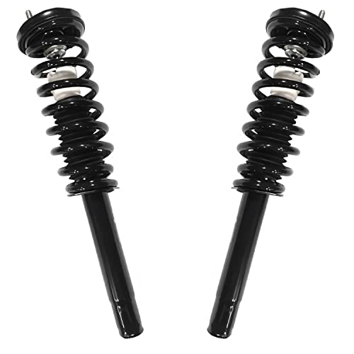 Image of Detroit Axle - Front 10pc Struts Kit for 04-08 Acura TSX, 2 Struts w /Coil Spring 2 Sway Bars 2 Boots 4 Tie Rods 2004 2005 2006 2007 2008 Replacement Suspension