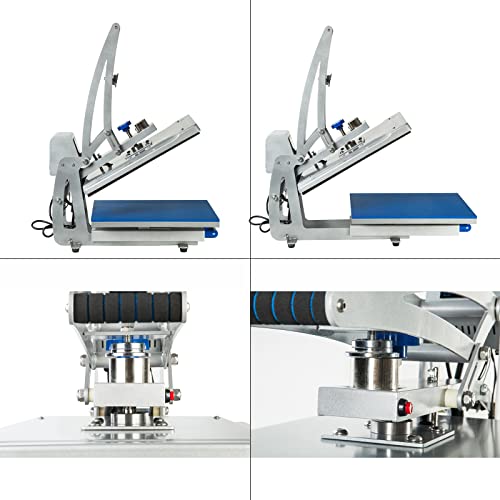 Máquina de termoimpresión plana 15x15 pulg 110V semiauto miniatura 2