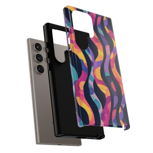 Coque résistante brillante Samsung S24 Ultra finition premium multicolore