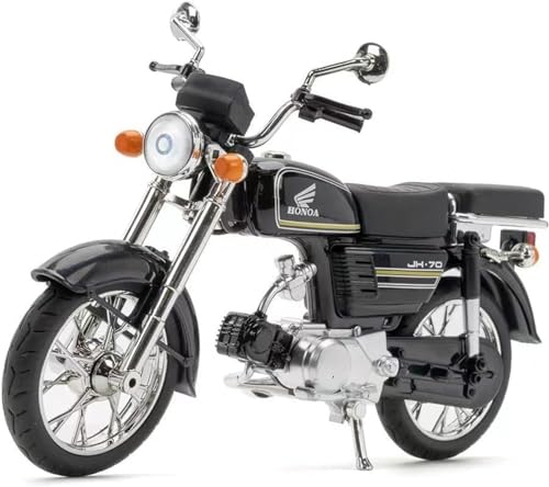 Image of Police Motorcycle Toy - Pull Back Motorcycle Toys, Tiny Gift with Music Lighting, Latte Motorcycles Toy for Kids Boys Age 3-8 Year Old [Multicolor] (Honda Jialing JH70-Multicolor)