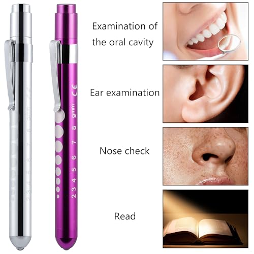 Vaks VAKS-US-PEN LIGHTS-3 PACK Pen Lights For Nurses Doctor, Reusable White Light Led Medical Penlights thumb #4