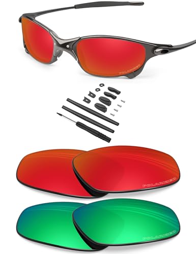 Image of BLAZERBUCK Anti-salt Polarized Replacement Lenses for Oakley Juliet - 2 Pairs