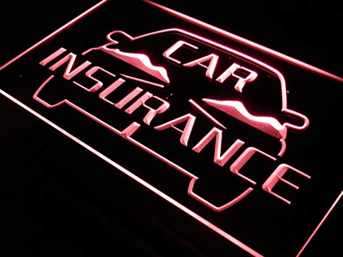 ADVPRO Open Car Insurance Services LED Neon Sign Red 12 x 8.5 Inches st4s32-i150-r