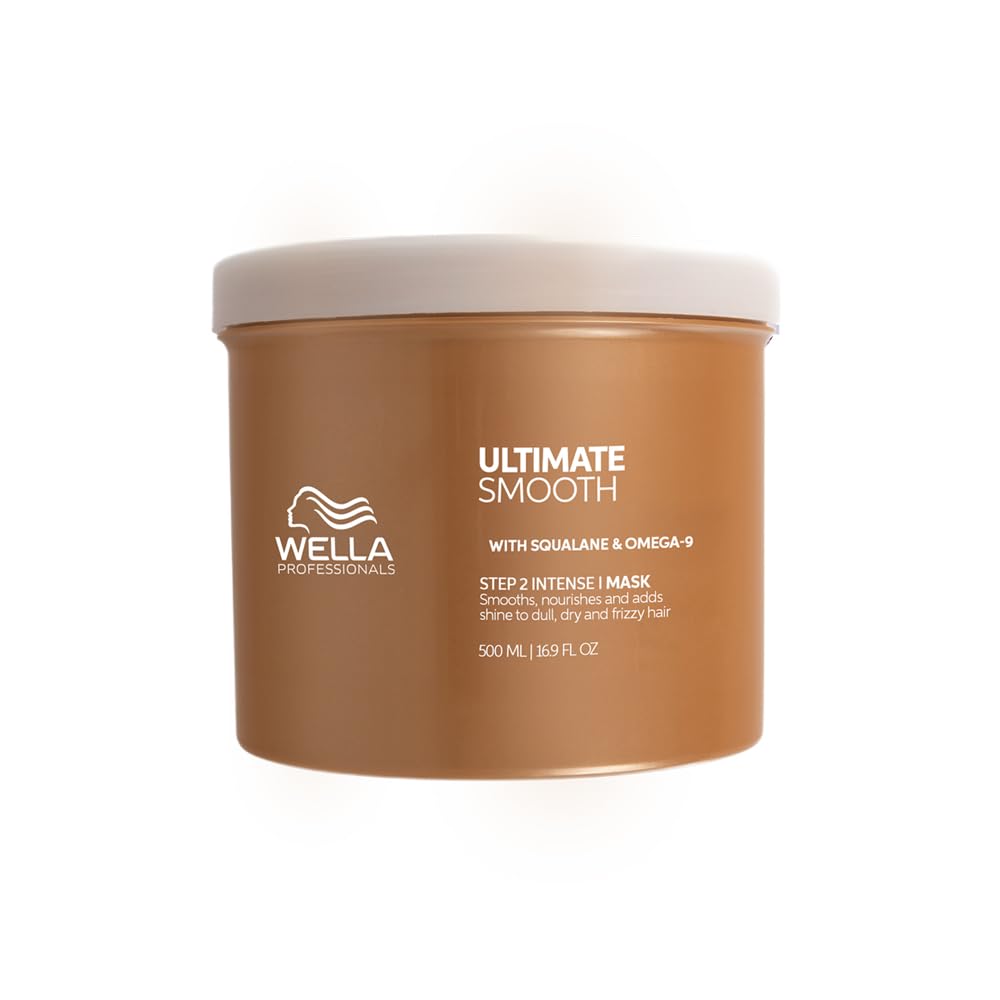 Wella Professionals Ultimate Smooth Mask with Squalane and Omega-9 for dry, dull & frizzy hair | 500ml-image-0
