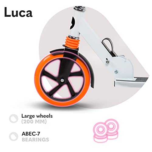 LIONELO Luca Roller kinderen volwassenen step tot 100 kg wielen 200 mm ShockResist schokdemper instelbare stuurhoogte… - Afbeelding 6