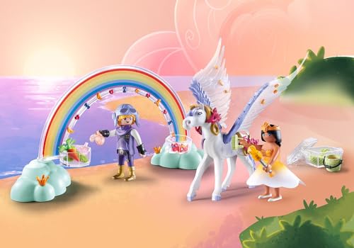Playmobil 71361 Princess Magic: Pegasus with Rainbow in the Clouds - Image 3