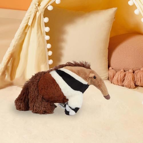 MagiDeal Ameisenbär Plüschtier Kuscheltier – realistisch gestaltetes Stofftier, weiches Plüschspielzeug, lebensechtes Ameisenbär-Plüschtier, Geschenk für Kinder, Dekoration, 25 cm