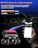 Volam 360° 4 Canaux Dashcam Voiture Avant Arriere, Écran 3.16" & 5GHz WiFi App Contrôle Caméra Embarquée Voiture avec Carte SD 128G, Vision Nocturne IR, 24H Parking Monitor avec Kit de Câblage Incluse