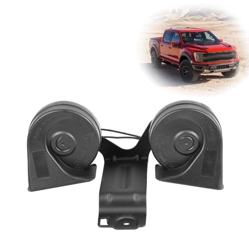MITZONE Dual Horn Assembly with Bracket Compatible with Ford Explorer Police Interceptor Utility 2016 2017 2018 2019 2.3L L4 3.5L 3.7L V6 GB5Z-13832-A by MITZONE - Used condition - US$18.11
