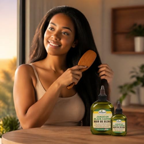 Image of Difeel Jamaican Black Castor Hair Oil Blend 7.1 oz. (PACK OF 2)