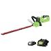Greenworks 20-Inch 24V Cordless Hedge Trimmer with 2.0 AH Battery Included HT24B211
