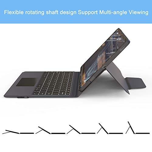 For Samsung Galaxy Tab S7 Fe/S8 Plus 12.4" Keyboard Case: Backlit Trackpad Keyboard For 12.4 Inch Galaxy Tab S7 Plus S7 Fe - Smart Touch Wireless Keyboard With Kickstand Folio Tablet Cover S7+ S8+ #TOP3