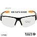 Klein Tools 60172 Safety Glasses, Professional PPE Protective Eyewear with Semi Frame, Scratch Resistant, Anti-Fog, Clear Wide Lens, 2-Pack
