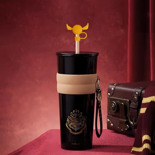 Image of HASTHIP 3Pcs Silicone Straw Caps, Fun Magic Themed Drink Toppers, Dustproof Caps Cover with Anti-Lost Loop, Reusable Straws Lids, Straw Caps for 10mm Dia Straws