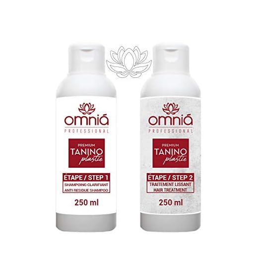 OMNIA PROFESSIONAL - TANINOPLASTIE - Suavizar Tanin (2 x 250 ml - 3 a 5 aplicaciones)