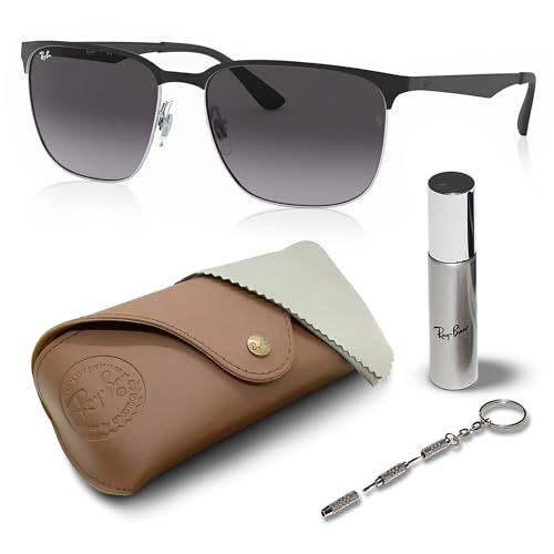 Ray-Ban RB3569 Square Shaped Sunglasses for Men & Women with Official RAYBAN Eyewear Kit