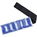 TheraPearl Color Changing Ankle & Wrist Wrap, Reusable Hot Cold Therapy Pack with Gel Beads, Best Ice Pack for Sprains, Flexible Hot and Cold Compress for Pain Relief, Sports Injuries, and Swelling