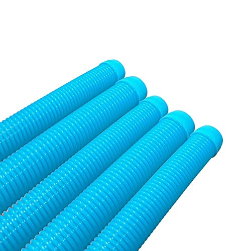 DPM Heavy-Duty Pro Swimming Pool Cleaner Hose 4 Ft Made in USA Swimming Pool Vacuum Cleaner Sectional Hose Universal Compatible Navigator Baracuda G3 Kreepy Krauly Rebel Aquanaut (5, Aqua Blue) -  Discount Pool Mart