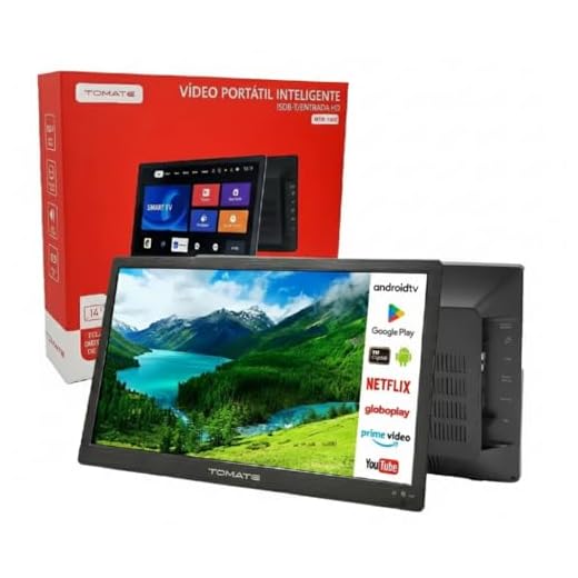 Smart TV Portátil 14" Android com Bateria
