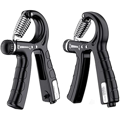 Handle Enhancer, Adjustable Resistance 5-60 kg Counting Handle, Hand Forearm Training Device, Grip Strength Trainer for Fitness Strength Training Therapy for Athletes (Pack of 2) Cover