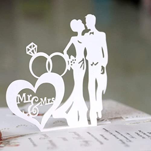 Couples Wedding Diamond Ring Cutting Dies for Card Making,Cutting Dies Cut Stencils for DIY Scrapbooking Photo Album Decorative Embossing Paper Dies for Card Making Templated+Cute Brooch Pin